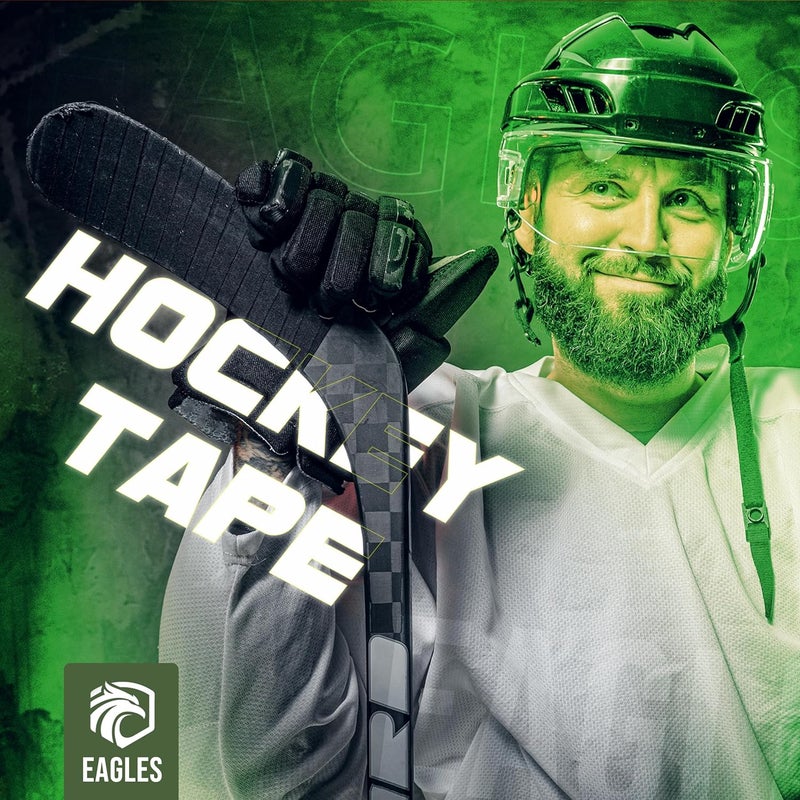 Eagle's Bulk Hockey Tape Black, White or Clear Multipurpose Tape Roll - Strong Adhesive - Durable Cloth or PVC Tape - Hokey Sports Gifts, Accessories, Equipment, Gear - Image 5